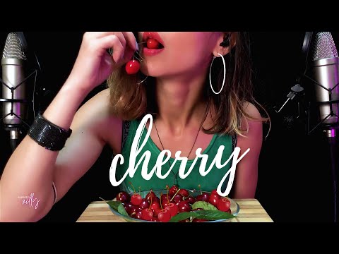 ASMR | 🍒 Crunchy Cherry Eating Sounds (No Talking)
