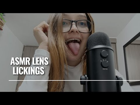 Asmr Colombiano | Lens licking MUY cerca a tu cara 😍🥰