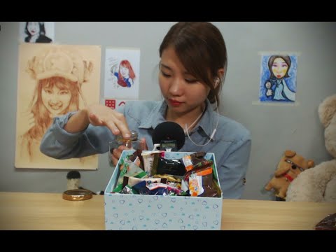 3D 한국어 ASMR (Korean), 팬 선물 냠냠 이팅 사운드, Chocolates Eating Sound.