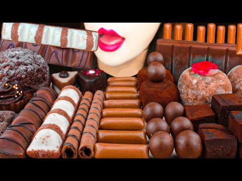【ASMR】CHOCOLATE PARTY🍫MUKBANG 먹방 食べる音 EATING SOUNDS NO TALKING