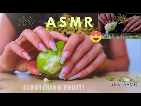 🎧 SCRATCHING fruit! - Surreal satisfy FRESH ASMR! (2024) 🍐 Are you hungry? 😋