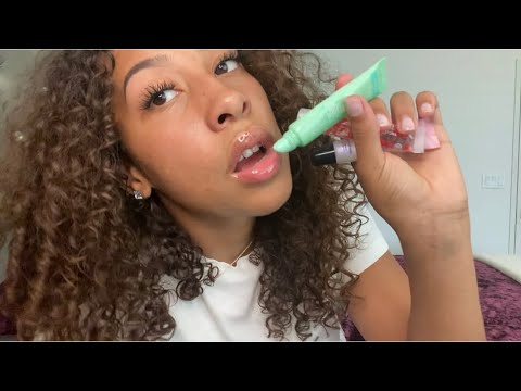 ASMR - DROWNING IN LIPGLOSS w WET MOUTH SOUNDS 😌❤️
