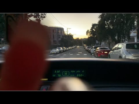ASMR Quick Driving and Camera Tapping
