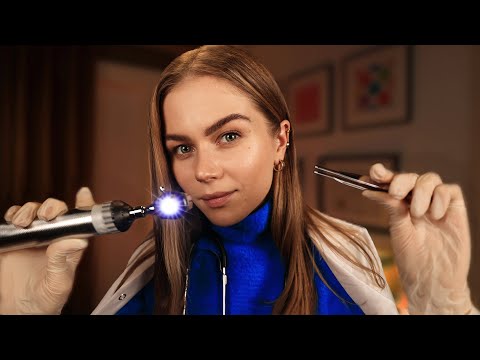 ASMR There Is Something in Your Eye. The E.R Dr. Fix It and Examine Your Eyes