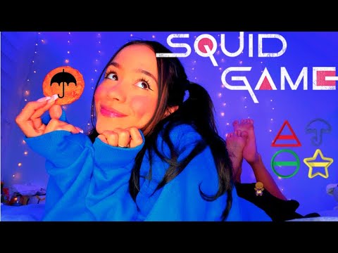 ASMR Squid Game Cookie Challenge pt 2 (Dalgona Candy Honeycomb)