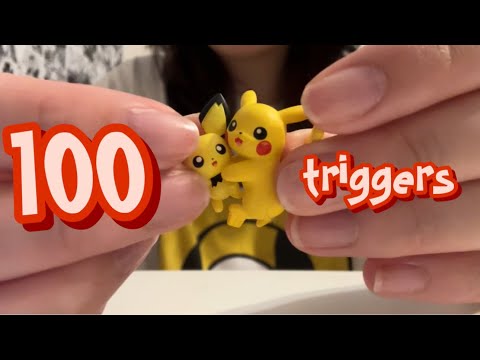 100 Triggers in 100 Seconds 😴☁️ mostly tapping!