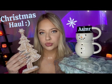 Asmr Christmas Haul, Bath & Body Works, Decor, Rose Forever (tapping & scratching) 🩵