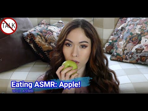 ASMR: Eating an Apple / No Talking / Crunching & Chewing / 먹방 / 木邦 / Wolf Pack Asmr