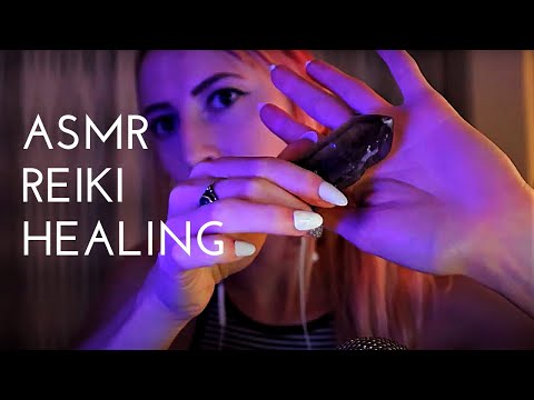 ASMR - Reiki Healing Session (whispering, tapping, hand movements)