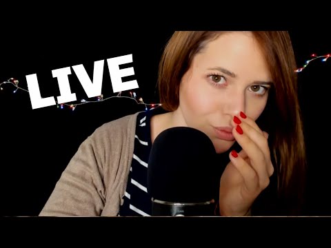 Schlafe ein .....schnell ❤️ ASMR LIVE mit Annawhispers  ❤️ Whispers, Tapping, Hairbrushing