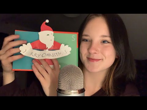 🎄ASMR Christmas triggers //tapping and scratching