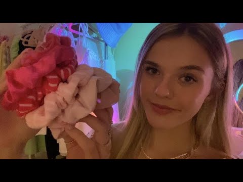 ASMR Tying Up Your Hair With Scrunchies 🎀 (personal attention tingles)