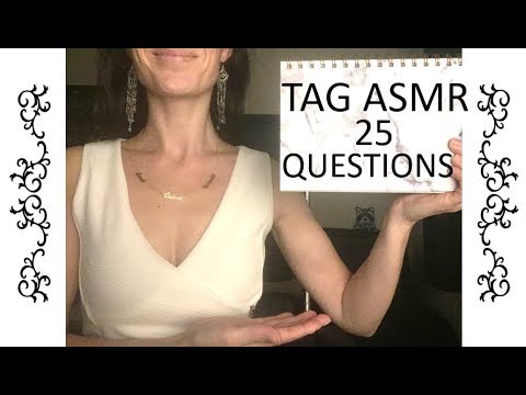 ASMR FR * TAG 25 questions relaxantes * réponse à ASMR et chuchotement