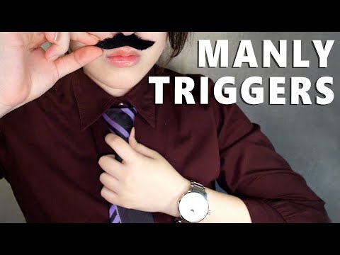 ASMR BEST MANLY TRIGGERS 🚹 (Shaving, Tapping, etc.)