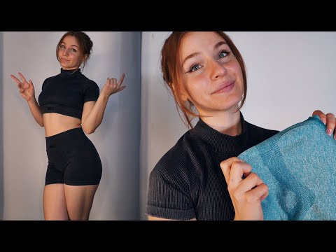 ASMR Gym Clothes Try-On Haul | Bo+Tee, Gymshark & Body Engineers Honest Review