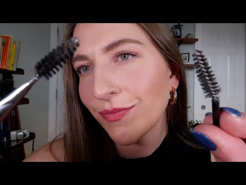ASMR your ~bossy~ friend does your eyebrows 🤨 (fast personal attention)