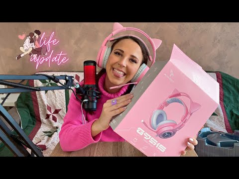 💏ASMR💏 Life update + unboxing subscriber gift 🌸 #softspoken ENG (Italian #accent )