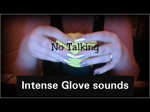 ASMR Intense Glove Sounds [On blue Yeti Mic] - No Talking