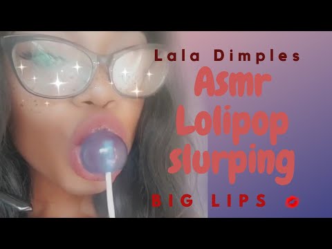 ASMR|BigLips|Lollipop & Mouth Sounds