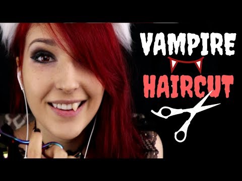 🦇ASMR🦇 - VAMPIRE HAIRCUT ~ Smol Idiot Vampire Cuts Your Hair & Drinks Your BLUD ~