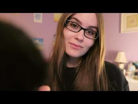 ASMR Doing Your Makeup Roleplay for Prom | Whispering, Personal Attention, Face Brushing