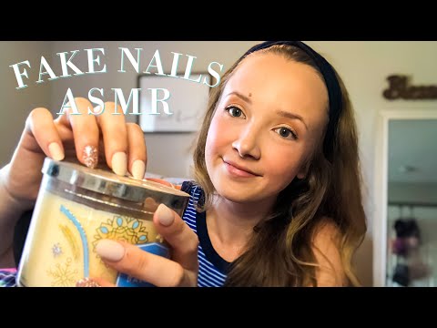 ASMR Tapping & Scratching With Long FAKE NAILS