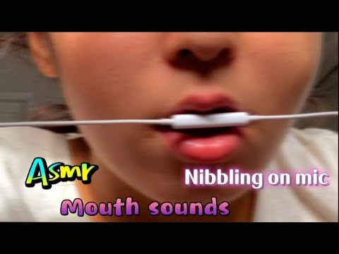 Asmr Mouth sounds & Mic nibbling part 1🤠