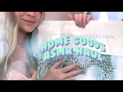 Home goods asmr haul 🛁🌸👟(close whisper)
