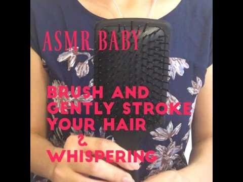 【音フェチ】ブラシで髪とかす＆撫でる~Brush and Gently stroke your hair~【ASMR】