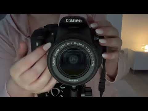 ASMR | Real camera tapping & scratching Canon EOS 650D, no talking