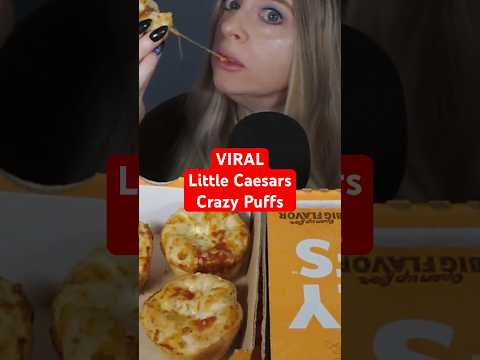 Get Little Caesar’s Crazy Puffs Before It’s Too Late!  Full Video On Channel #asmr #mukbang #pizza