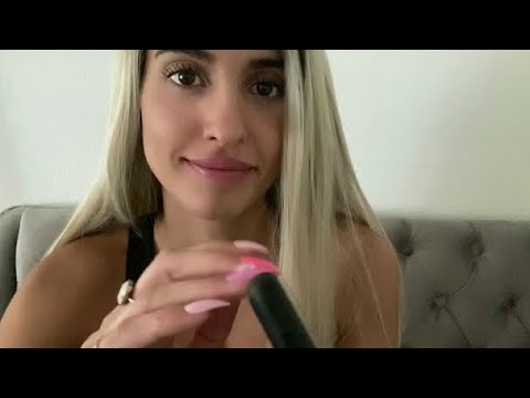ASMR Trivia Questions & Answers with Tongue Clicks & Tablet Tapping (Whispered)