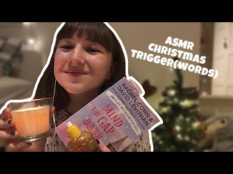 ASMR Christmas trigger(words)!🎄🎅🏽