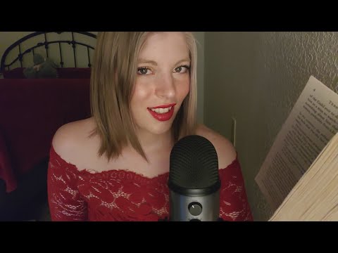 ASMR | Unintelligible Whispering, turning pages, book tapping
