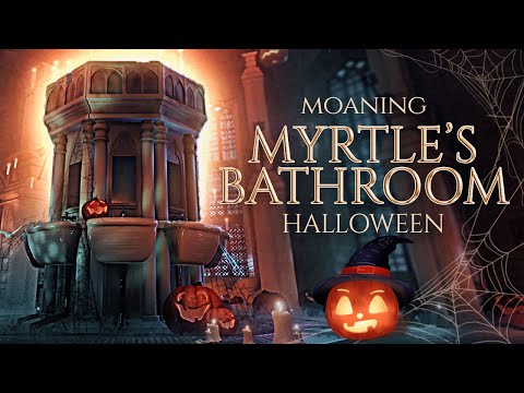 Halloween in Moaning Myrtle's Bathroom 🎃 Harry Potter inspired Ambience & Music