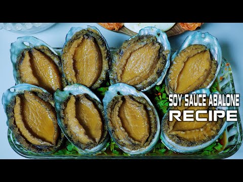 ASMR COOKING SOY SAUCE MARINATED ABALONE RECIPE COOKING SOUNDS | LINH-ASMR