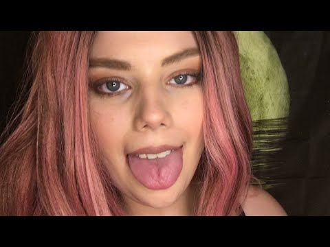 ASMR • Lens Licking & Tongue Flutters (Patreon Video • Link in Bio)