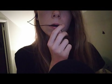 ASMR abc's M: mouth sounds (including mic nibbling and gum chewing)