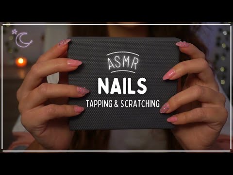 ASMR Nails TAPPING and SCRATCHING | Long Nails  [NO TALKING]
