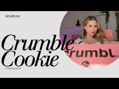 Monday Crumble Cookie Mukbang (asmr) #mukbang #mukbangchannel #crumblecookies #asmrsounds #foodasmr