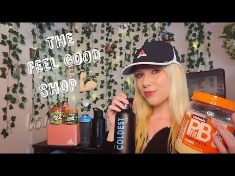 ASMR The Feel Good Shop Roleplay🏋🏻️🧘🏼‍♂️ (workout & health supplement triggers)