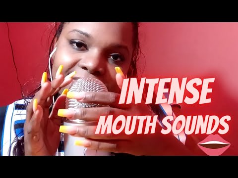 ASMR MOUTH SOUNDS INTENSE /fast hands MOVEMENTS/TIME TO SLEEP💤💯👄