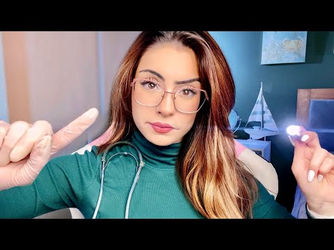 ASMR Eye Exam EVERYTHING IS WRONG, Doctor Roleplay Lens 1 or 2 Test REALISTIC Cranial Nerve, Orbital