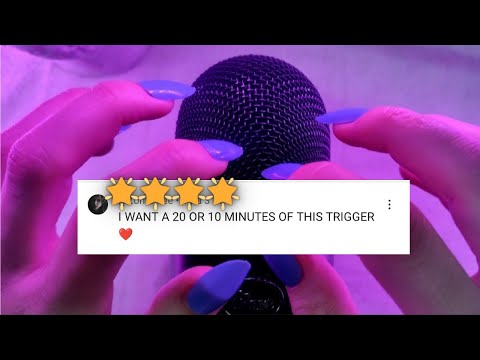 ASMR Tingly Mic Scratching in 22 MINUTES 🌙🤤💤 | Blue Yeti (No cover + No Talking) #asmr