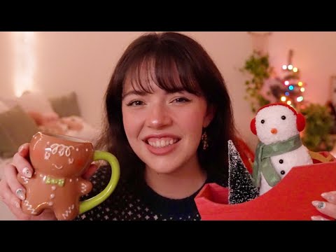 ASMR Christmas Decoration Collection 🎄☃️🎅 (cozy friend, soft background music)