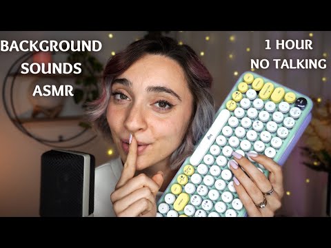 1 HOUR ASMR no talking| THE PERFECT SOUNDS TO STUDY, WORK, SLEEP,