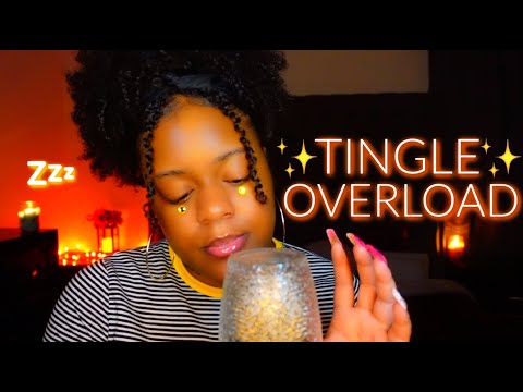 ASMR ✨BRAIN MELTING GLASS TRIGGERS TO MAKE YOUR SPINE TINGLE 😭🌙✨ (SUPER GOOD)