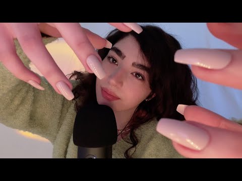 ASMR Mic Scratching and Nail Tapping (with different mic covers)