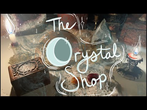 ASMR| Crystal shop🔮✨gentle whispering and tapping