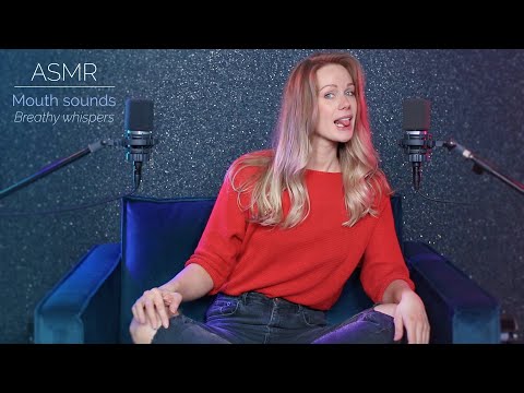 ASMR | Breathy whispers & mouth sounds